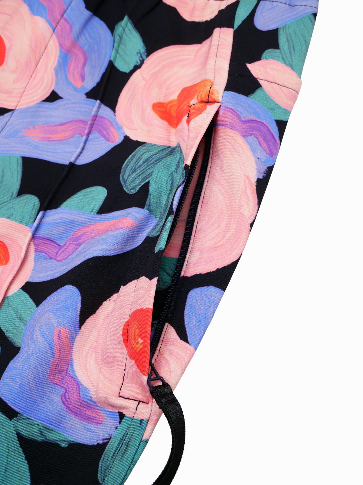ISSEY MIYAKE イッセイミヤケ フラワープリント ストレッチ パンツ 1
