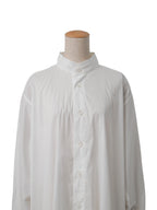 ISSEY MIYAKE イッセイミヤケ FINE SHIRT スタンドカラーシャツ 2 ホワイト