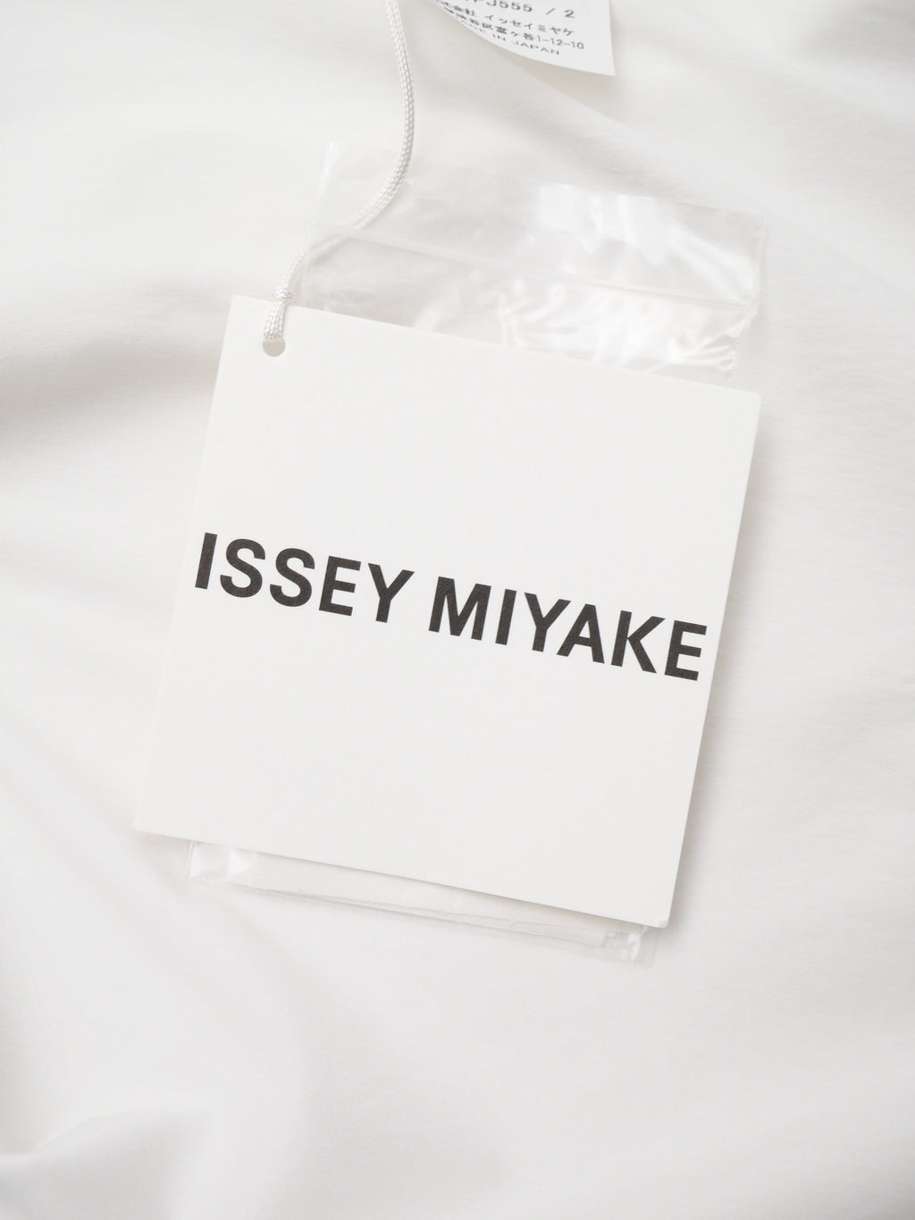 ISSEY MIYAKE イッセイミヤケ FINE SHIRT スタンドカラーシャツ 2 ホワイト