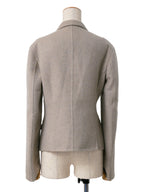JIL SANDER ジルサンダー カシミヤジャケット 34 ベージュ