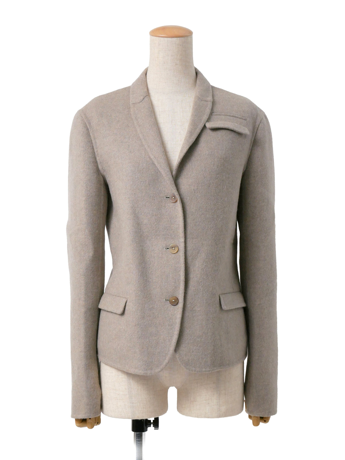 JIL SANDER ジルサンダー カシミヤジャケット 34 ベージュ