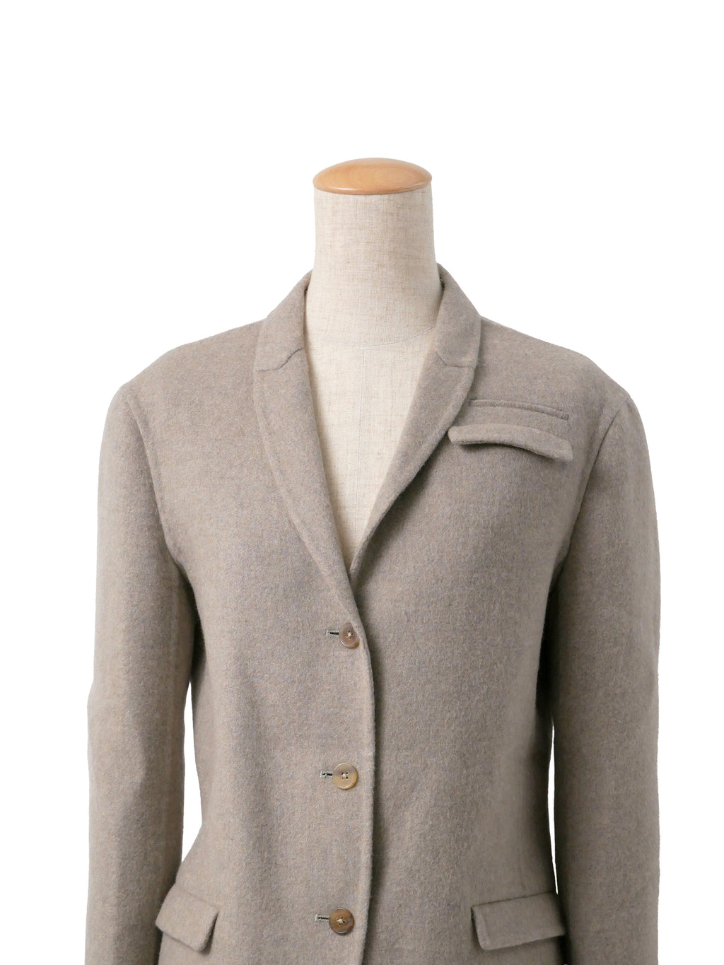 JIL SANDER ジルサンダー カシミヤジャケット 34 ベージュ