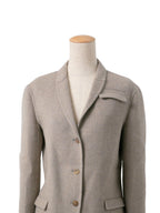 JIL SANDER ジルサンダー カシミヤジャケット 34 ベージュ