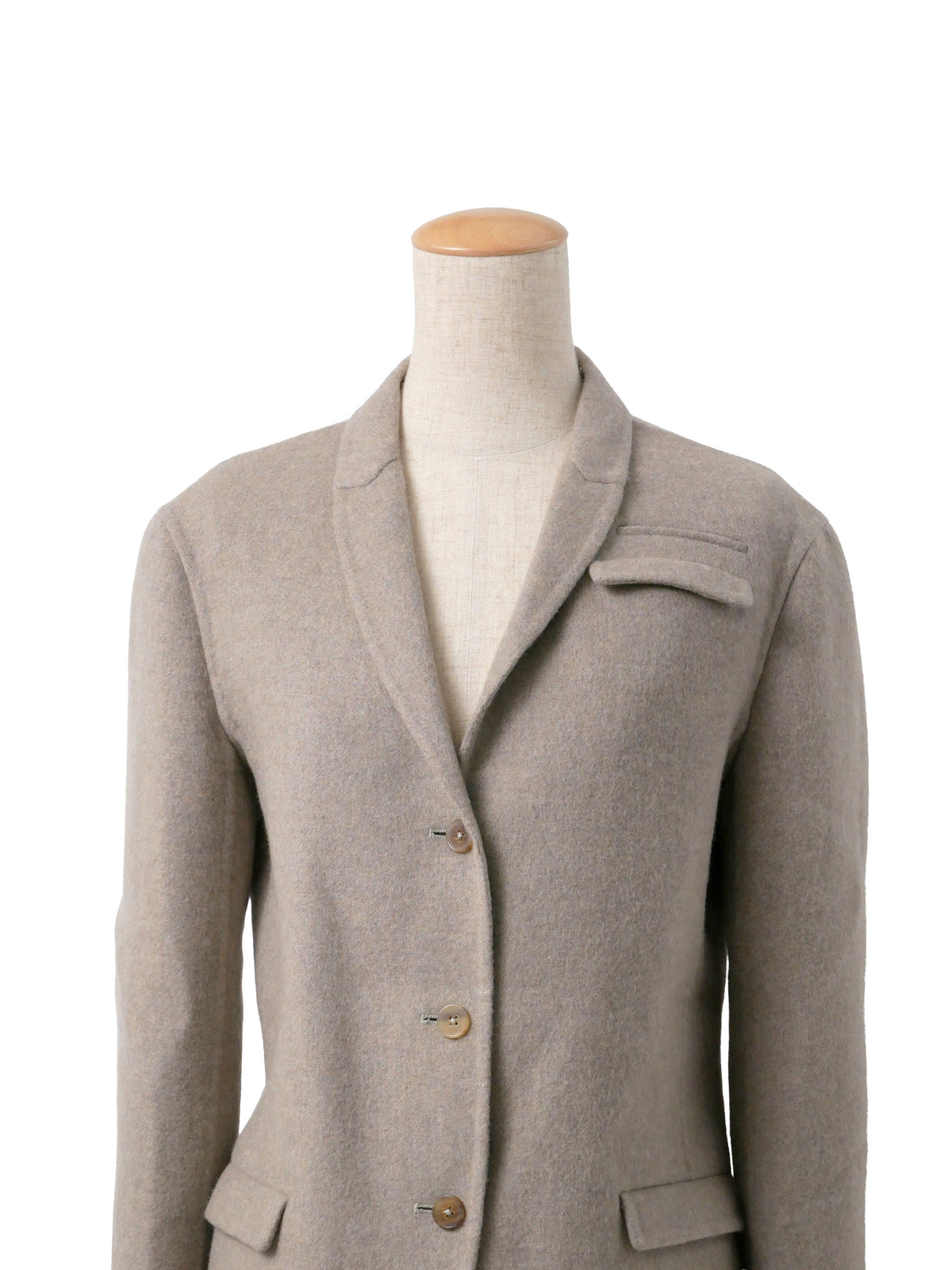 JIL SANDER ジルサンダー カシミヤジャケット 34 ベージュ