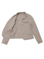 JIL SANDER ジルサンダー カシミヤジャケット 34 ベージュ