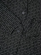 ISSEY MIYAKE イッセイミヤケ ロゴ テーラードジャケット 2 ブラック
