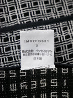 ISSEY MIYAKE イッセイミヤケ ロゴ テーラードジャケット 2 ブラック