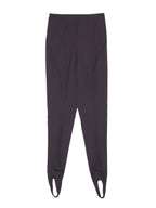 ISSEY MIYAKE イッセイミヤケ スティラップパンツ トレンカ パンツ 2 ブラウン