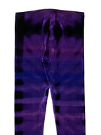 ISSEY MIYAKE イッセイミヤケ ベロア レギンス パンツ 2 パープル×ブラック