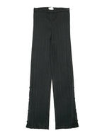 PLEATS PLEASE ISSEY MIYAKE プリーツプリーズ サイドボタン パンツ 3 ブラック