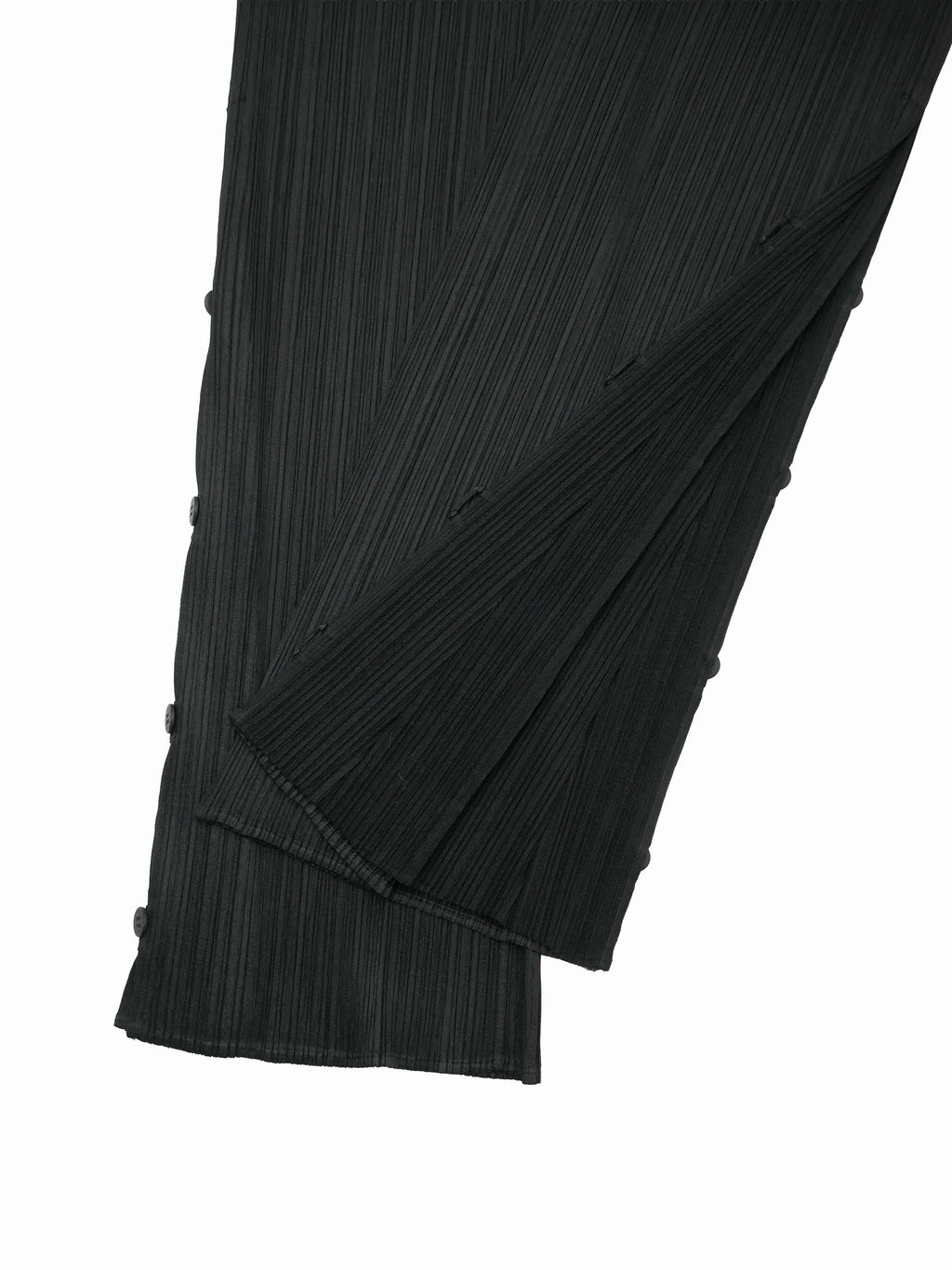 PLEATS PLEASE ISSEY MIYAKE プリーツプリーズ サイドボタン パンツ 3 ブラック