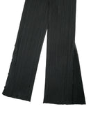 PLEATS PLEASE ISSEY MIYAKE プリーツプリーズ サイドボタン パンツ 3 ブラック