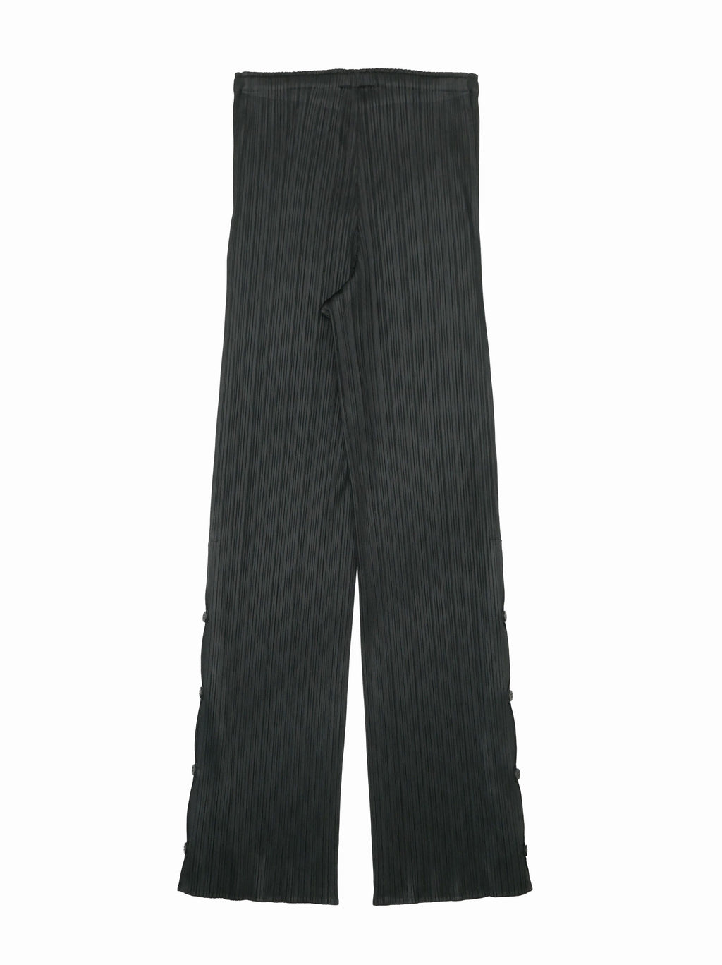 PLEATS PLEASE ISSEY MIYAKE プリーツプリーズ サイドボタン パンツ 3 ブラック