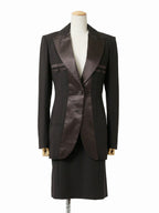 Christian Dior by John Galliano Dior Galliano Era Setup Jacket + Skirt 38/40 Brown