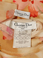 Christian Dior by John Galliano ディオール ガリアーノ期 ノースリーブ ニットセーター+シルクストール 38