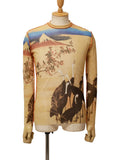 90s Jean Paul GAULTIER HOMME ジャンポールゴルチエ パワーネット トップス 48 イエロー