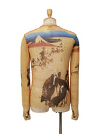 90s Jean Paul GAULTIER HOMME ジャンポールゴルチエ パワーネット トップス 48 イエロー