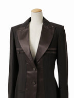 Christian Dior by John Galliano Dior Galliano Era Setup Jacket + Skirt 38/40 Brown