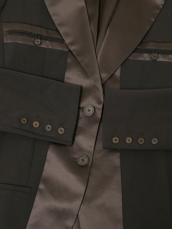 Christian Dior by John Galliano ディオール ガリアーノ期 セットアップ ジャケット+スカート 38/40 ブラウン