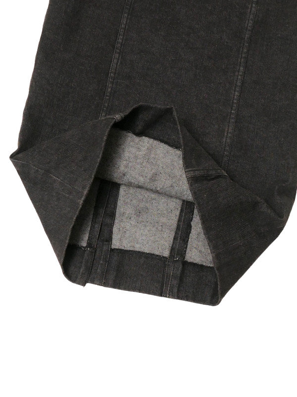 Christian Dior by John Galliano Dior Galliano Era Black Denim Jacket + Skirt 38/36
