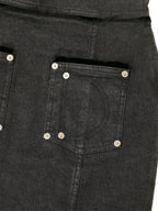 Christian Dior by John Galliano Dior Galliano Era Black Denim Jacket + Skirt 38/36