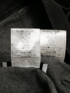 Christian Dior by John Galliano Dior Galliano Era Black Denim Jacket + Skirt 38/36